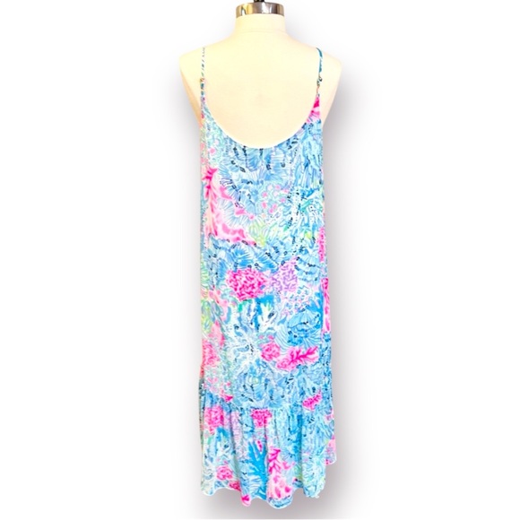 Lilly Pulitzer Winni Midi Dress in Sink or Swim print. Size M - Picture 5 of 12